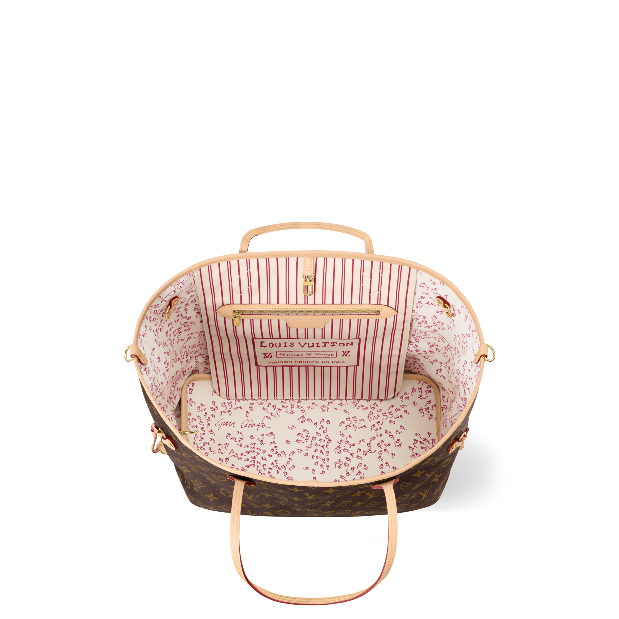 Túi Neverfull Inside Out GM Monogram in Túi và Phụ kiện bằng da's Túi xách nữ Túi biểu tượng collections by Louis Vuitton (Thu phóng sản phẩm)